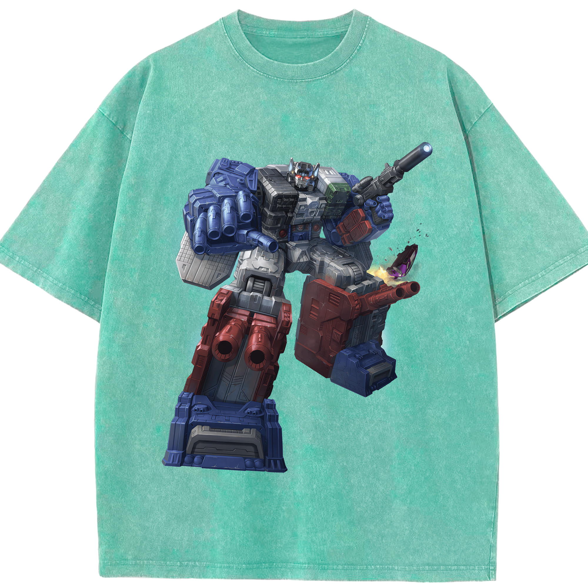 （画像用） Transformers トランスフォーマー 綿100% ヴィンテージ風 半袖Tシャツ（フロントプリント）